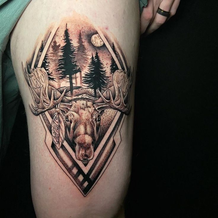 10 Geometric Moose Tattoo Ideas Moose Tattoo Tattoo Designs Men 10 Geometric Moose Tattoo Ideas Moose Tattoo Tattoo Designs Men