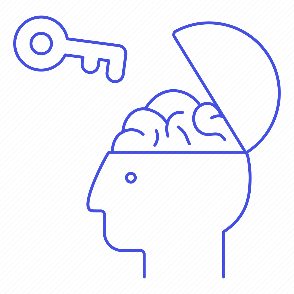 2 Brain Braincase Creativity Key Open Potential Unlock Work Icon 2 Brain Braincase Creativity Key Open Potential Unlock Work Icon