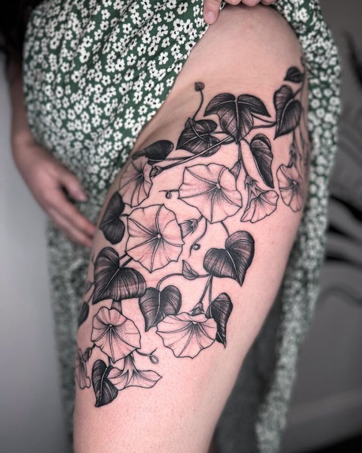 25 Amazing Morning Glory Tattoos For Girls 25 Amazing Morning Glory Tattoos For Girls