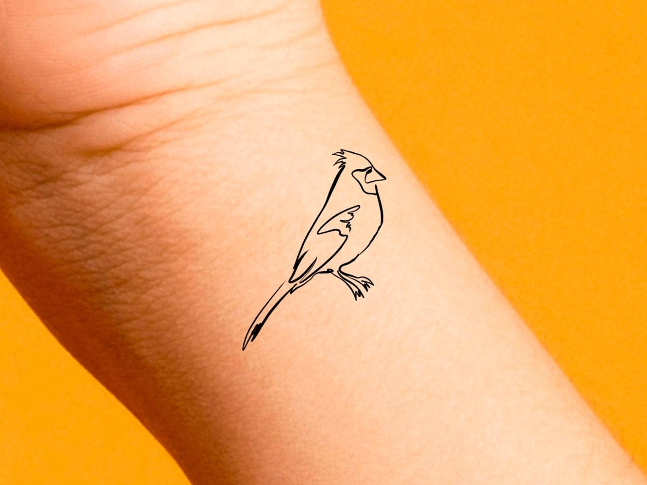 Aggregate 76 Minimalist Tiny Cardinal Tattoo Latest In Cdgdbentre