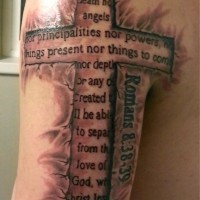 Amazing Cross With Biblical Quotes Tattoo On Half Sleeve Tattooimages Biz Amazing Cross With Biblical Quotes Tattoo On Half Sleeve Tattooimages Biz