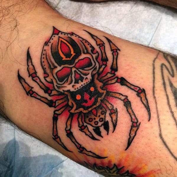 American Traditional Spider Tattoo: Classic Design & Meaning Explained