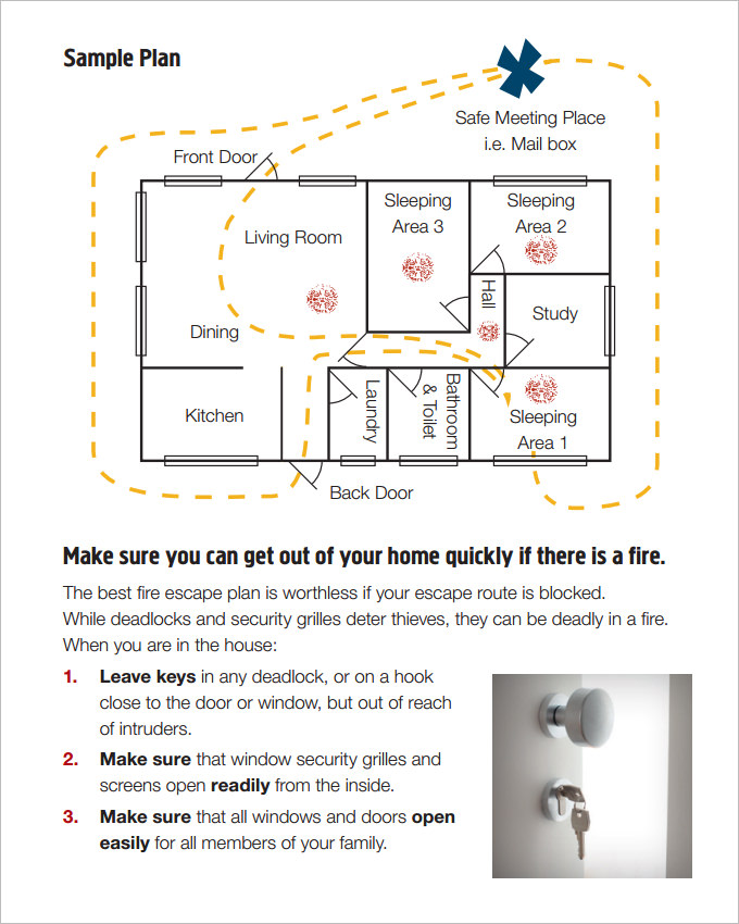 Apartment Evacuation Plan Free Template Apartment Evacuation Plan Free Template