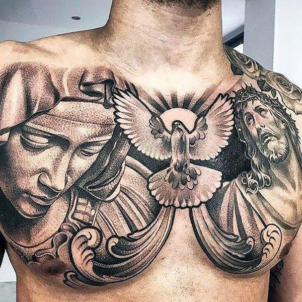 Awesome Chest Tattoo Ideas For Men Stylendesigns Awesome Chest Tattoo Ideas For Men Stylendesigns
