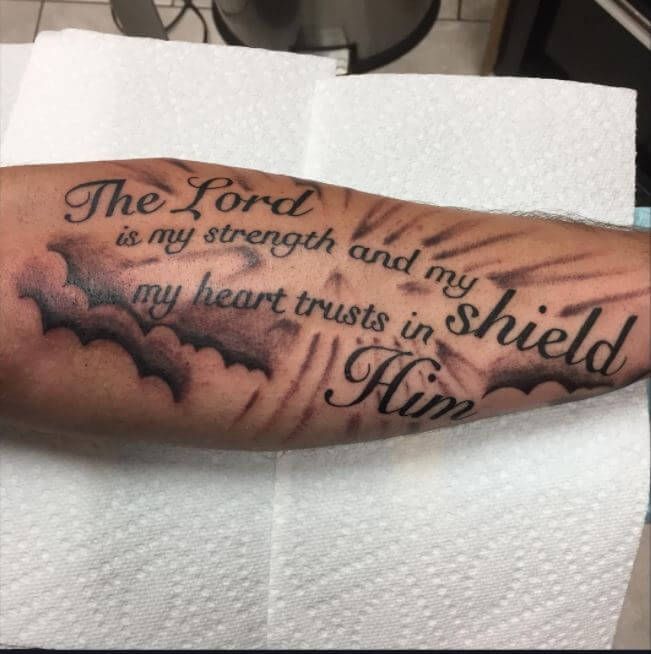 Bible Verse Forearm Tattoos: Inspiring Designs & Ideas