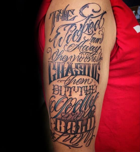 Bible Verse Tattoos For Men: Top Inspirational Designs