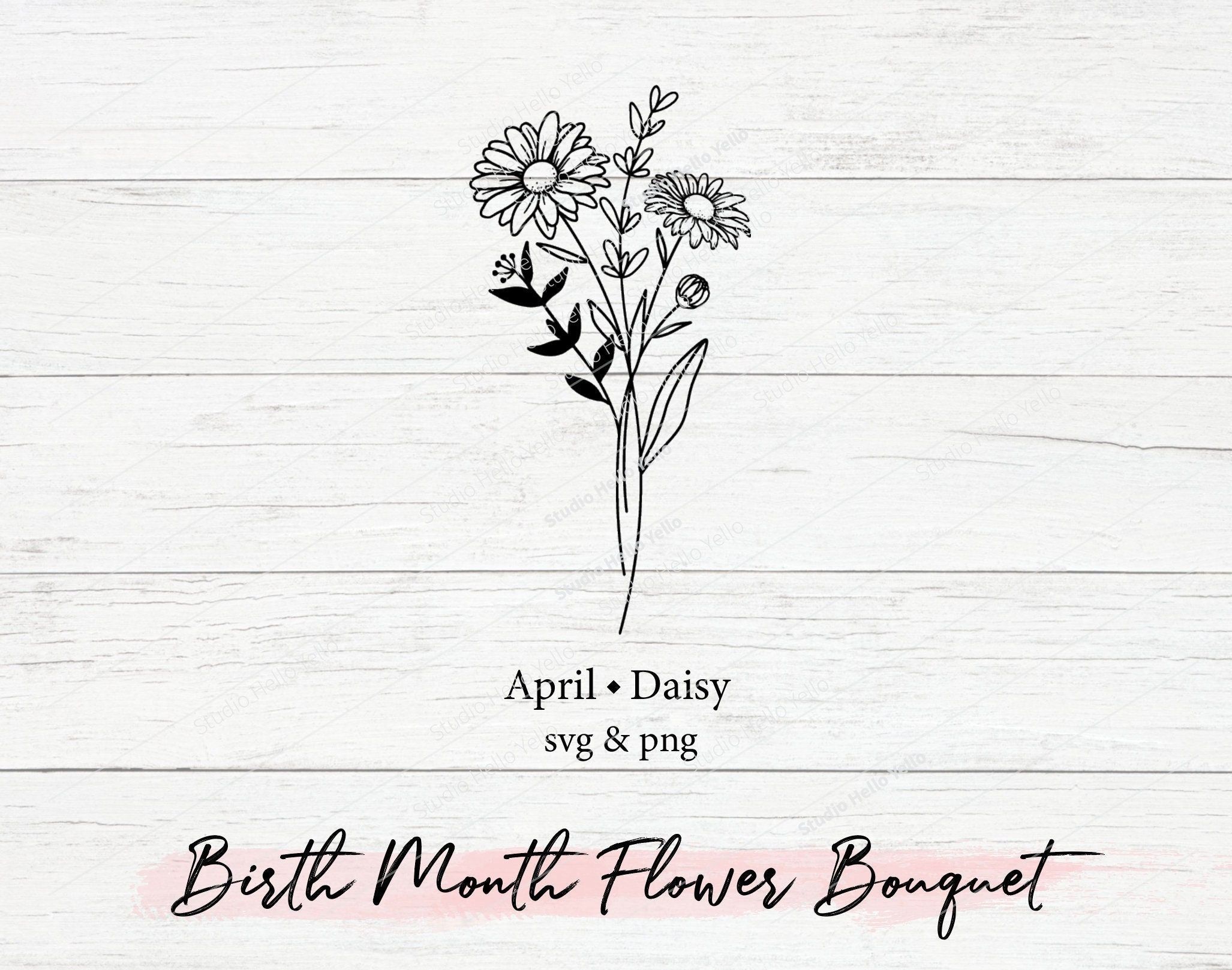 Birth Month Flower Bouquet Svg Flower Svg Bundle Birth Etsy Birth Month Flower Bouquet Svg Flower Svg Bundle Birth Etsy