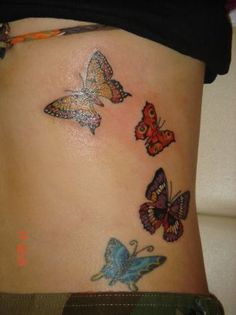 Butterfly Side Tattoos For Women Butterfly Side Tattoos For Women