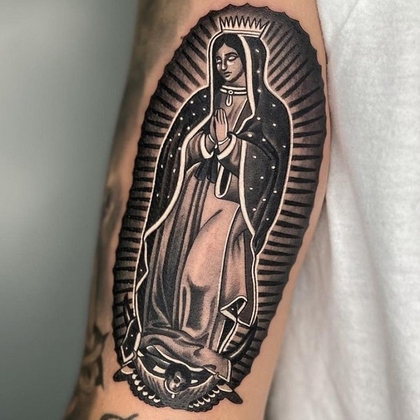 Chicano Virgen De Guadalupe Tattoo Ideas & Meaning