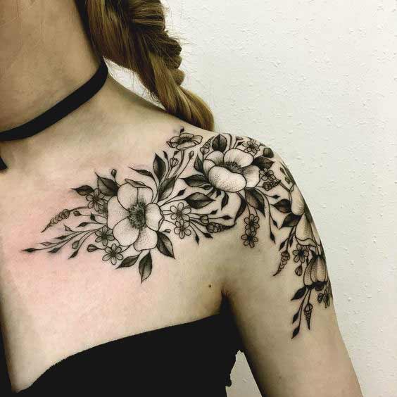 Collar Bone Tattoos: Feminine Designs & Ideas
