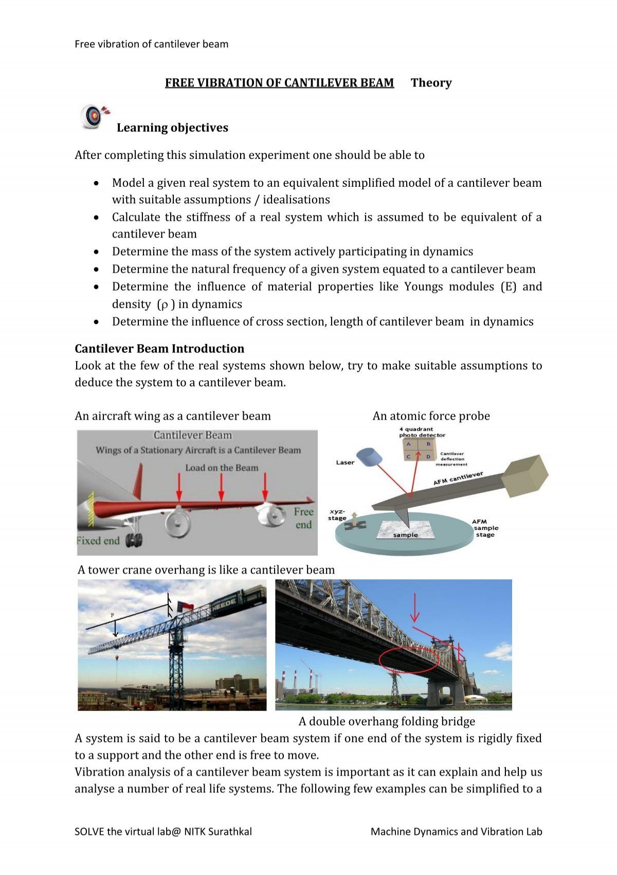 Configuration Of The Flow Induced Vibration Of A Cantilever Beam Configuration Of The Flow Induced Vibration Of A Cantilever Beam