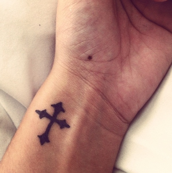 Cross Wrist Tattoos For Men Cross Wrist Tattoos For Men