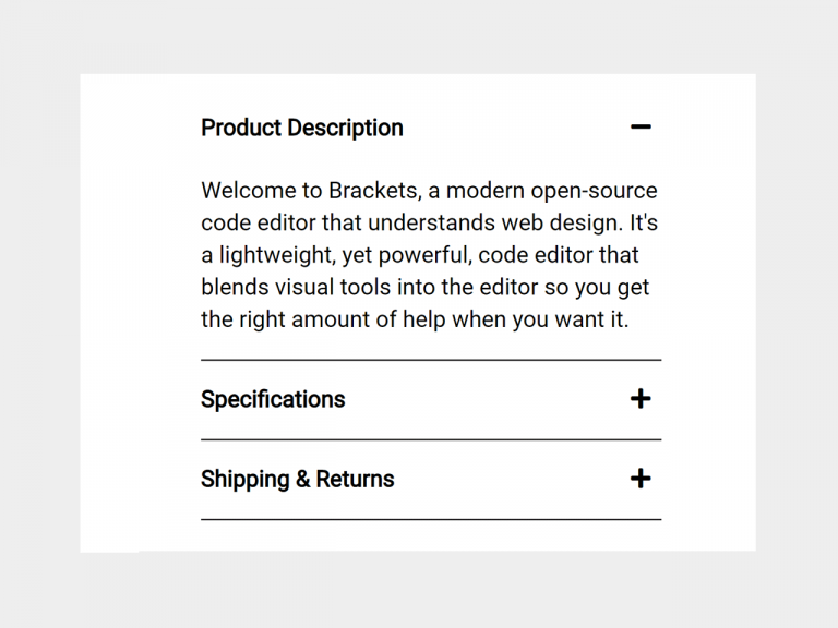 Css Expand And Collapse Section Accordion Html Css Effects Speed Css Expand And Collapse Section Accordion Html Css Effects Speed