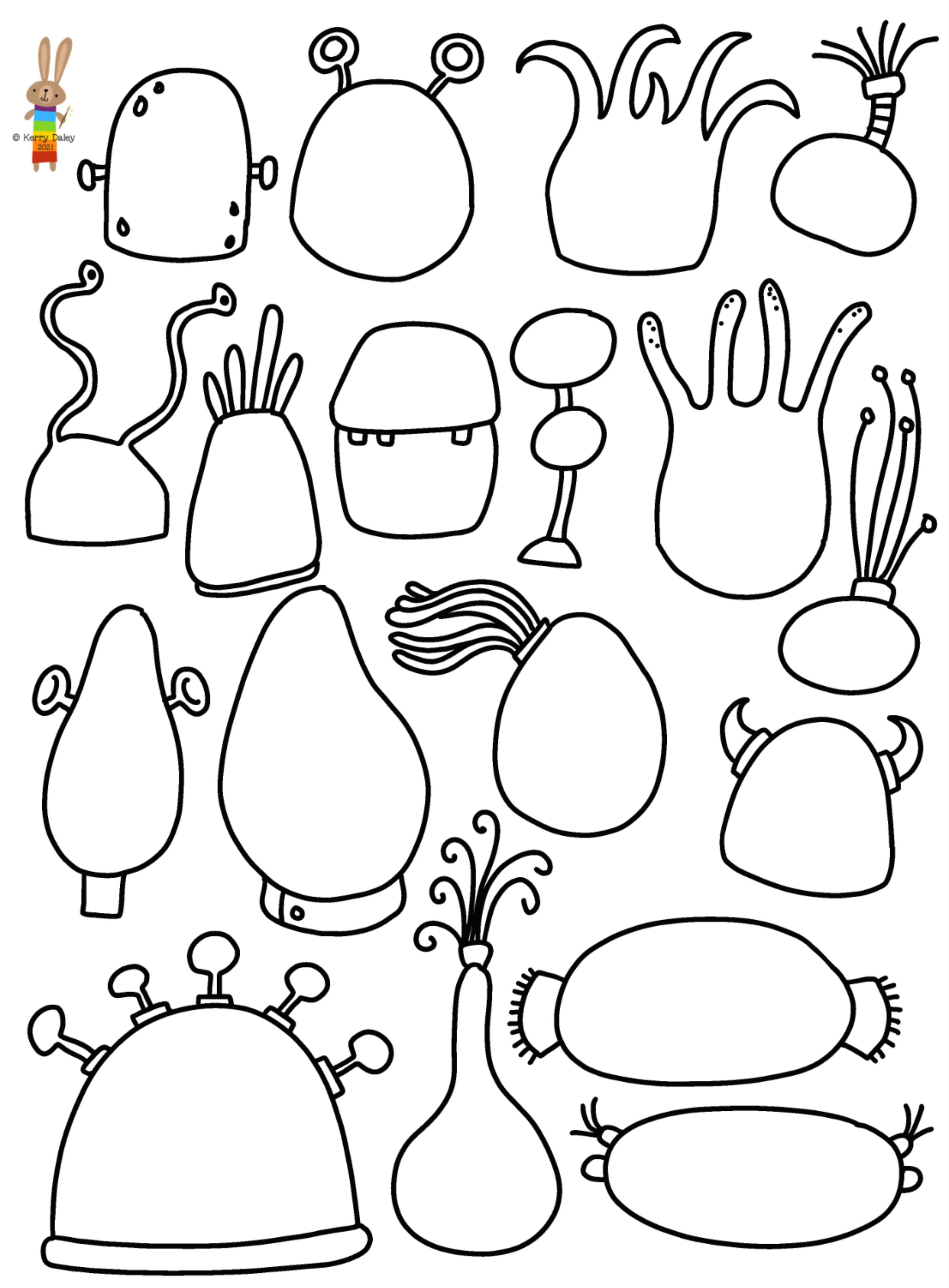 Cut And Colour Your Own Alien Printable Art Worksheet Artofit Cut And Colour Your Own Alien Printable Art Worksheet Artofit