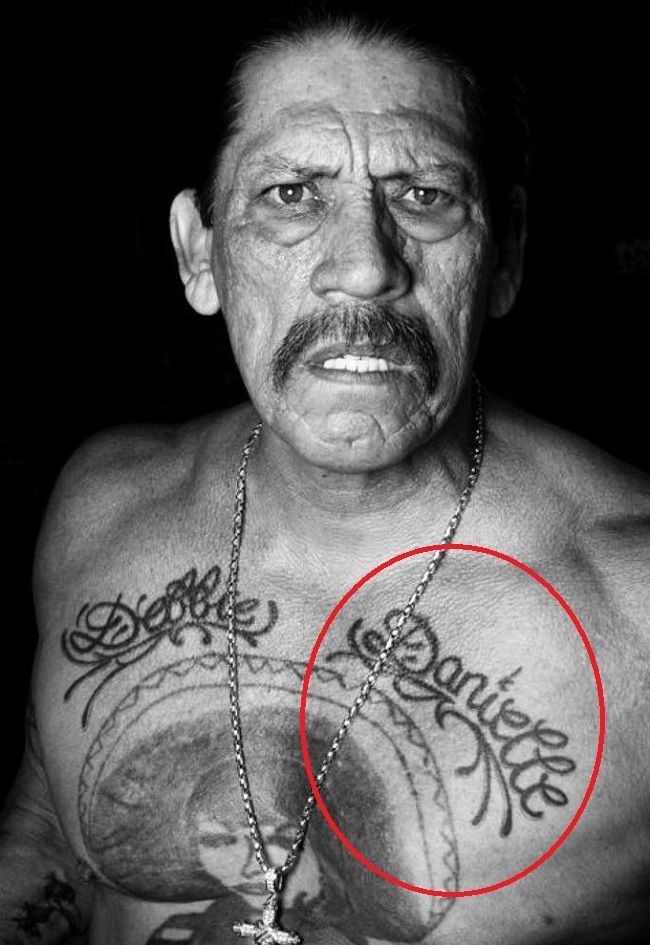 Danny Trejo's Iconic Chest Tattoo in Desperado Explained Danny Trejo's Iconic Chest Tattoo in Desperado Explained