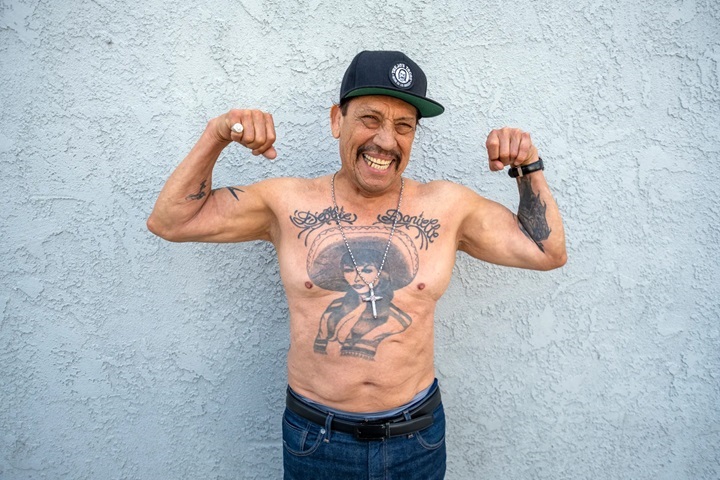 Danny Trejo Chest Tattoo Danny Trejo Chest Tattoo