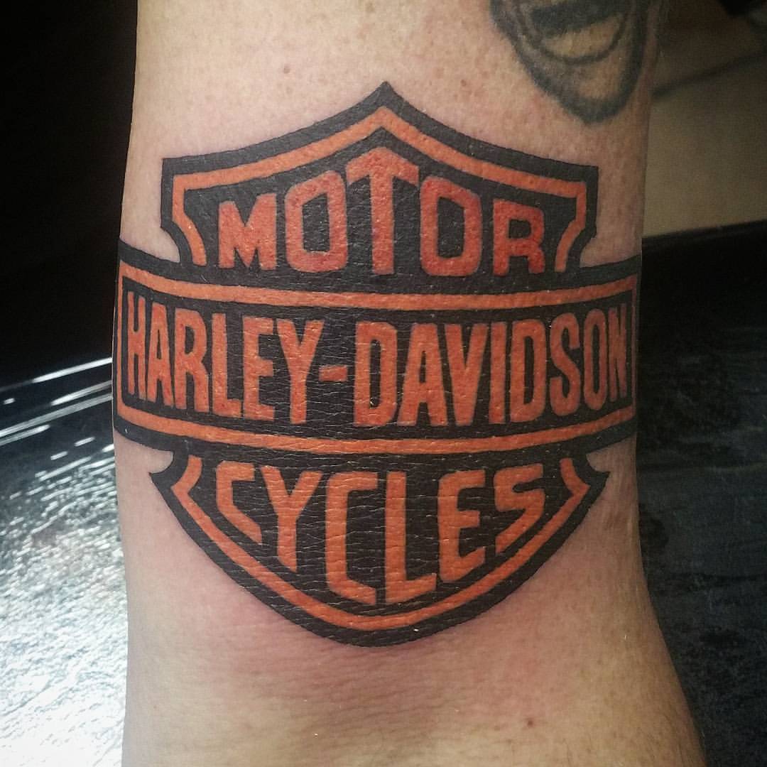 Darkside Tattoo Classic Harleydavidson Bar And Shield Darkside Tattoo Classic Harleydavidson Bar And Shield