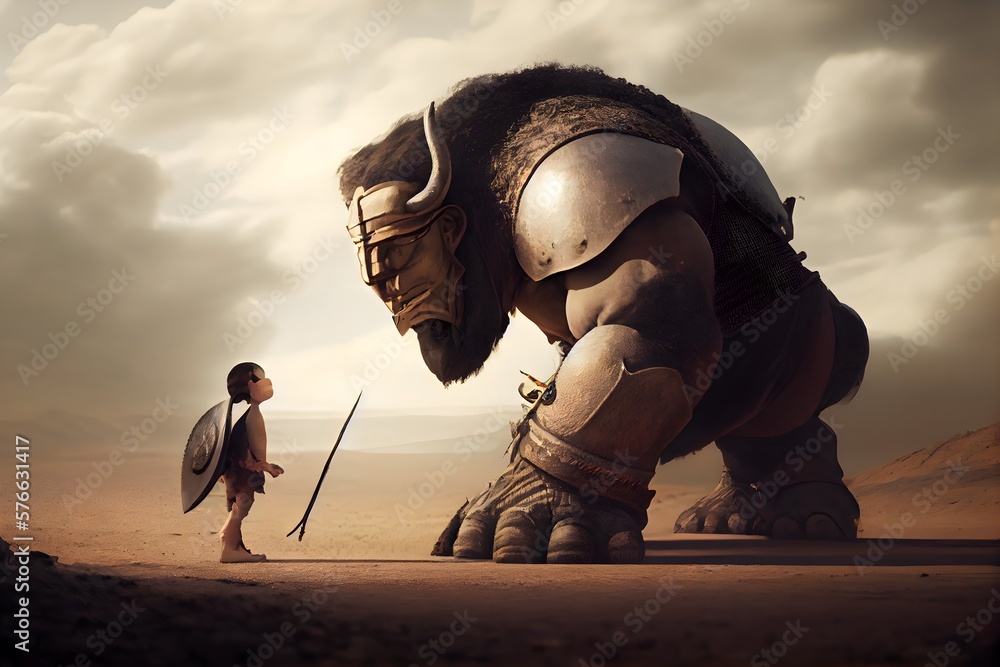 David Vs Goliath Generative Ai Stock Illustration Adobe Stock David Vs Goliath Generative Ai Stock Illustration Adobe Stock