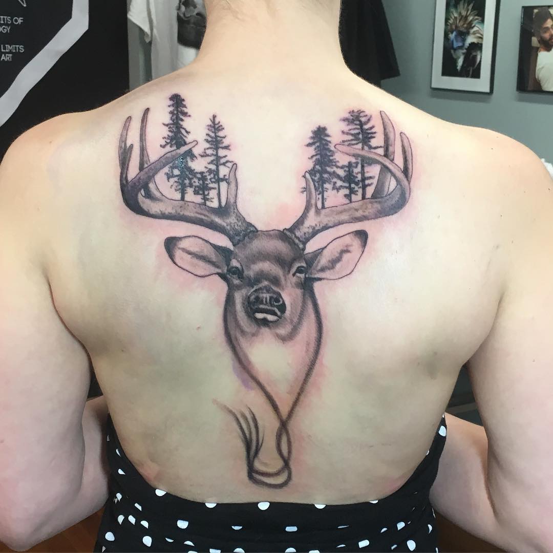 Elk and Deer Tattoos: Majestic Wildlife Ink Ideas