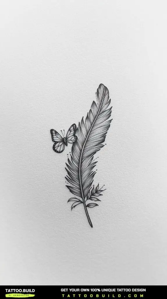Elegant Feather Tattoo Ideas for Women
