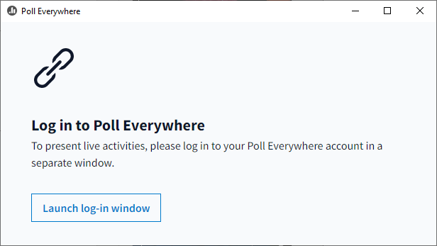 Feature Update Poll Everywhere Login Security Prompt Feature Update Poll Everywhere Login Security Prompt