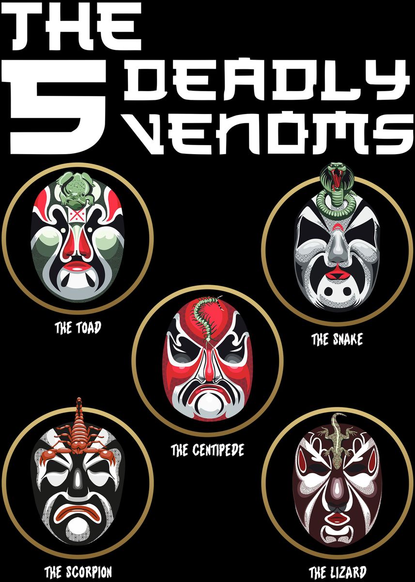 Five Deadly Venoms Poster Five Deadly Venoms Poster