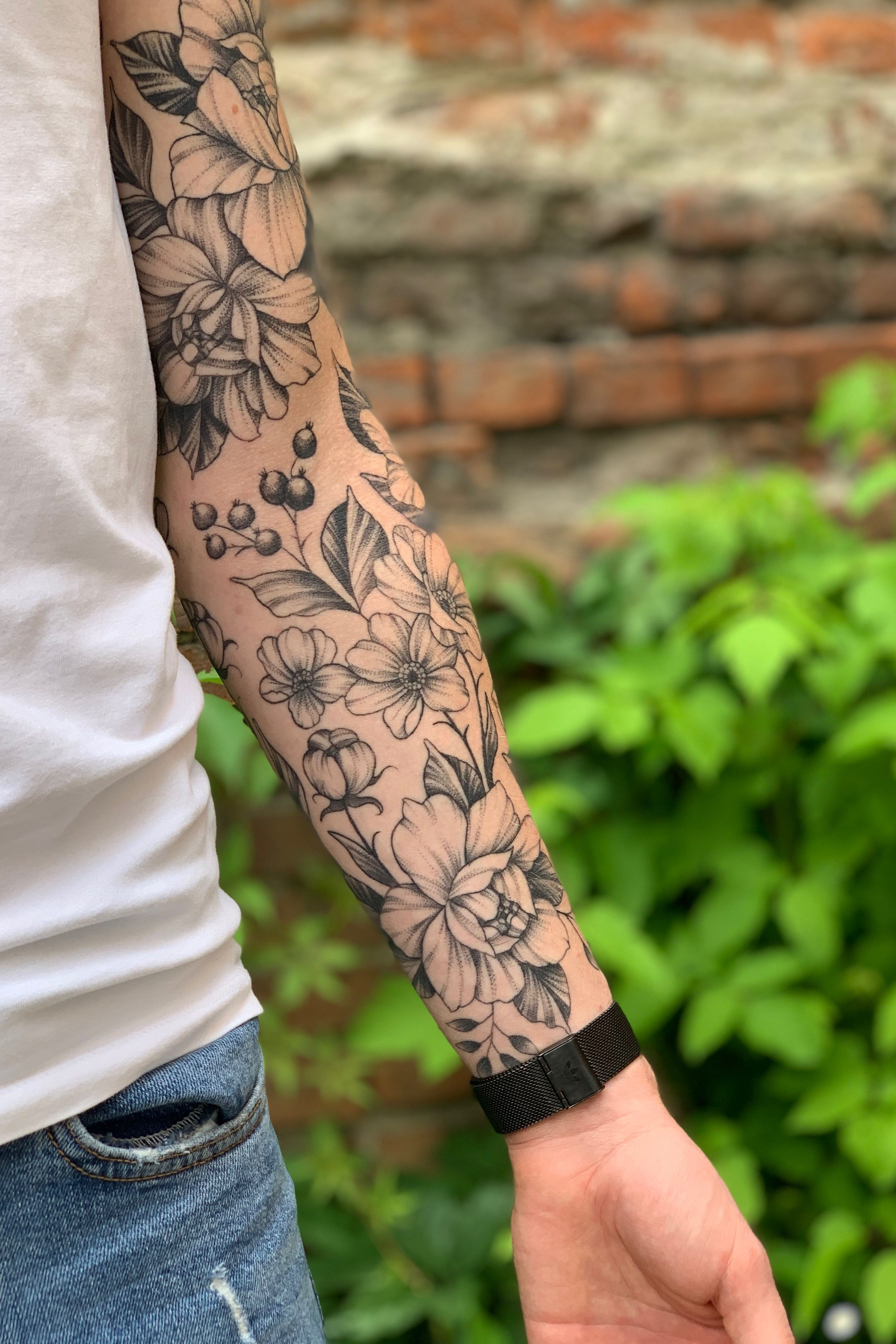 Floral Half Sleeve Tattoo Ideas & Inspiration Guide