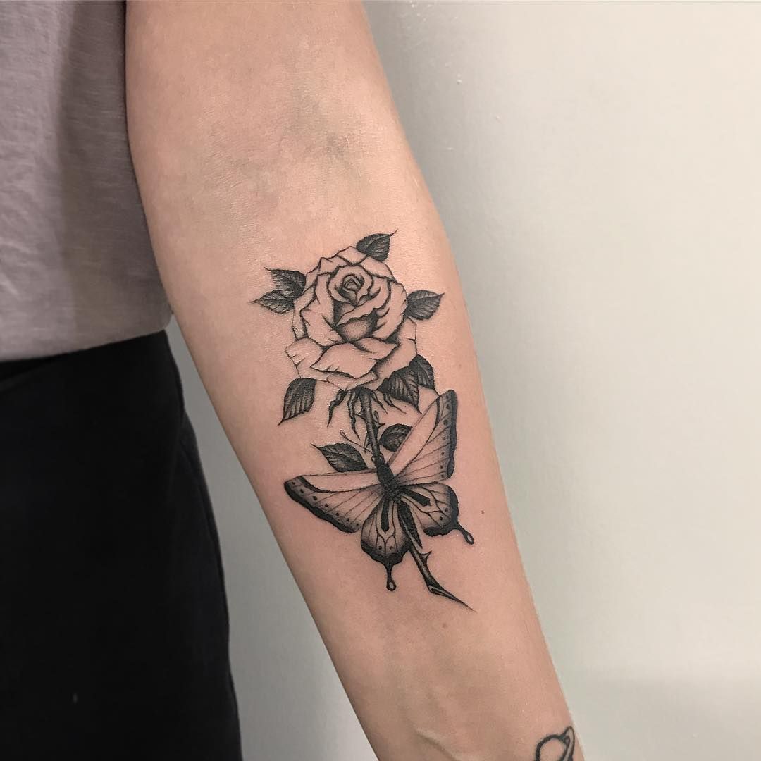 Flower and Butterfly Tattoos: Delicate Beauty Ideas Flower and Butterfly Tattoos: Delicate Beauty Ideas