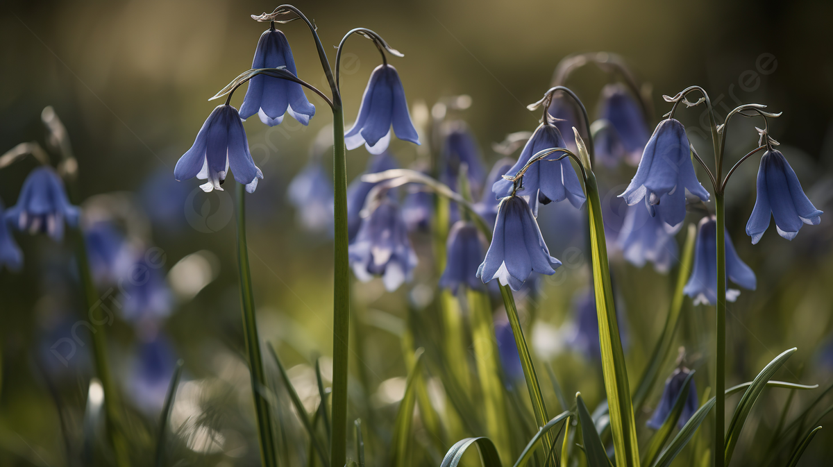Flowers Group Of Blue Bells Flowers Group Of Blue Bells