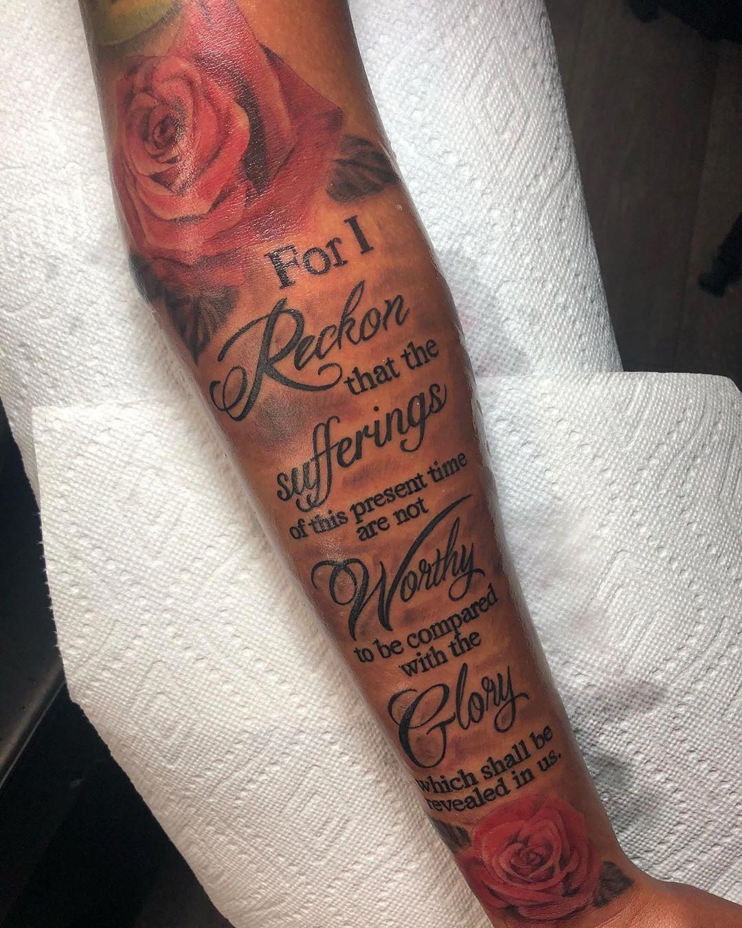 Forearm Tattoos Bible Verses Forearm Tattoos Bible Verses