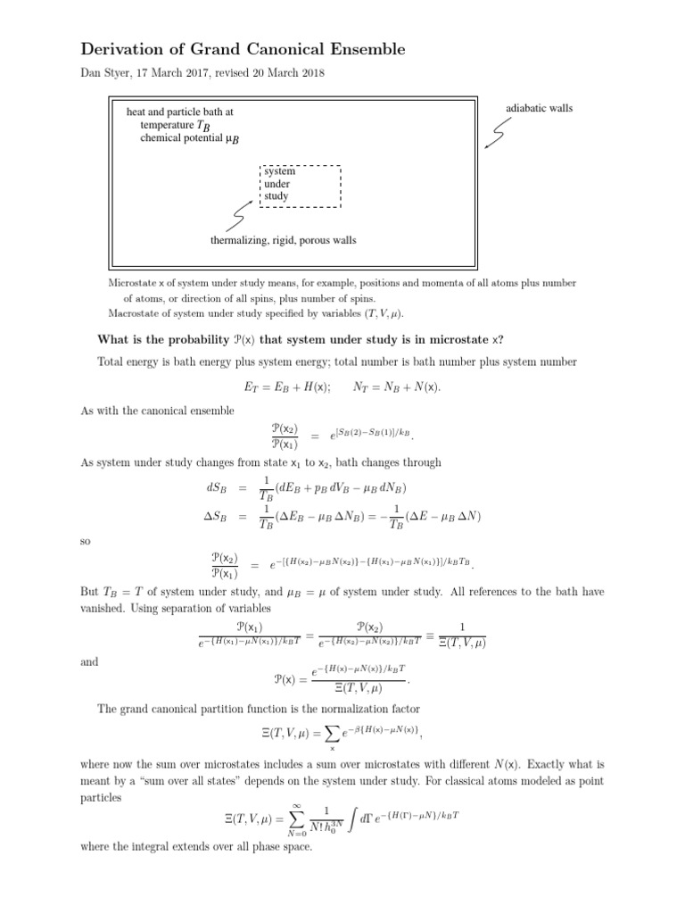Grand Canonical Ensemble: Thermal HF Explained  
Thermal HF in Grand Canonical Ensemble Basics  
Understanding Grand Canonical Ensemble & Thermal HF