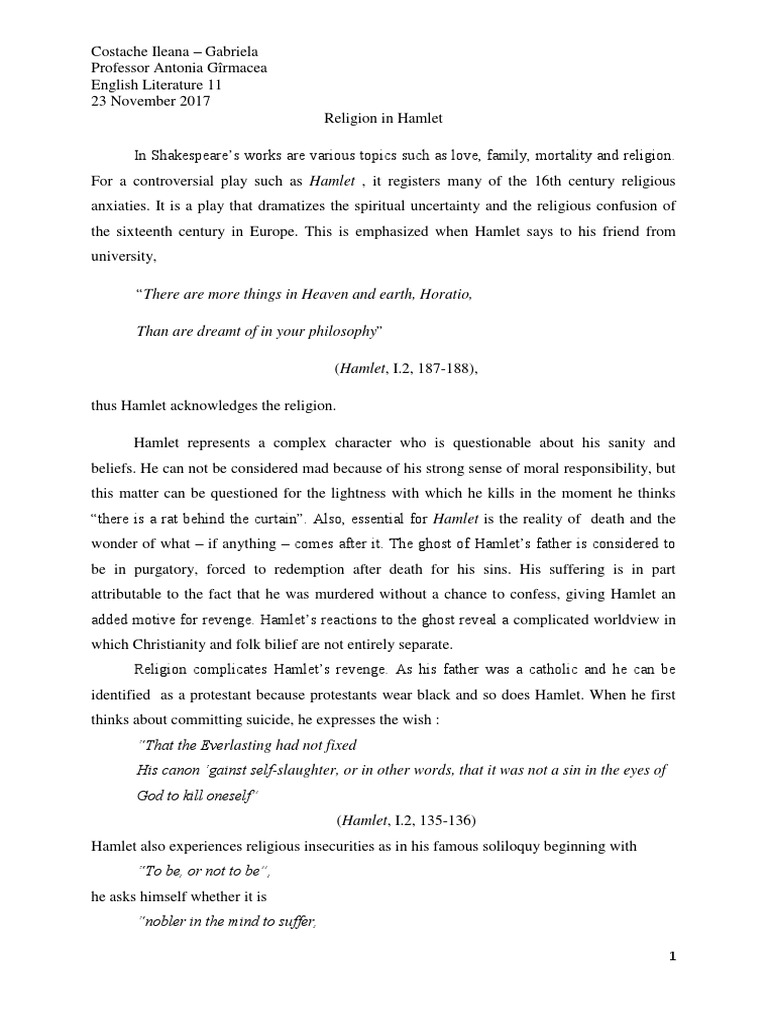 Hamlet MLA Citation: Penguin Edition Guide