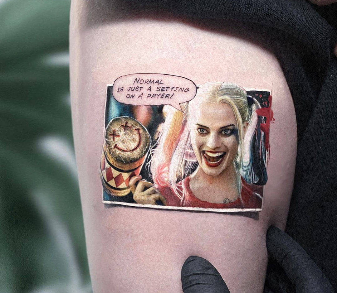 Harley Quinn Face Tattoo: Bold Designs & Ideas