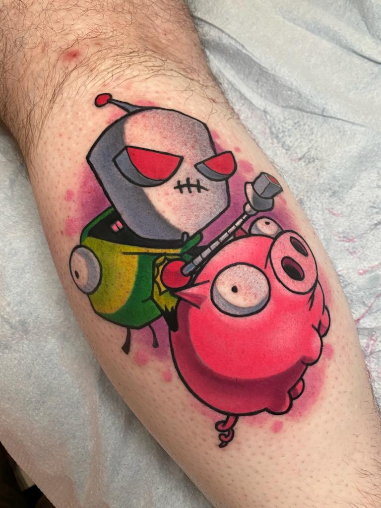 Invader Zim Gir Tattoo Ideas for Fans