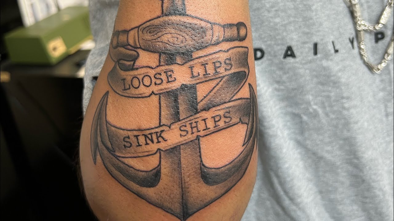 Loose Lips Sink Ships Tattoo: Meaning & Design Ideas