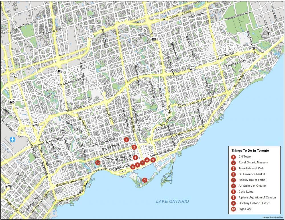 Map Of Toronto Ontario Gis Geography Map Of Toronto Ontario Gis Geography