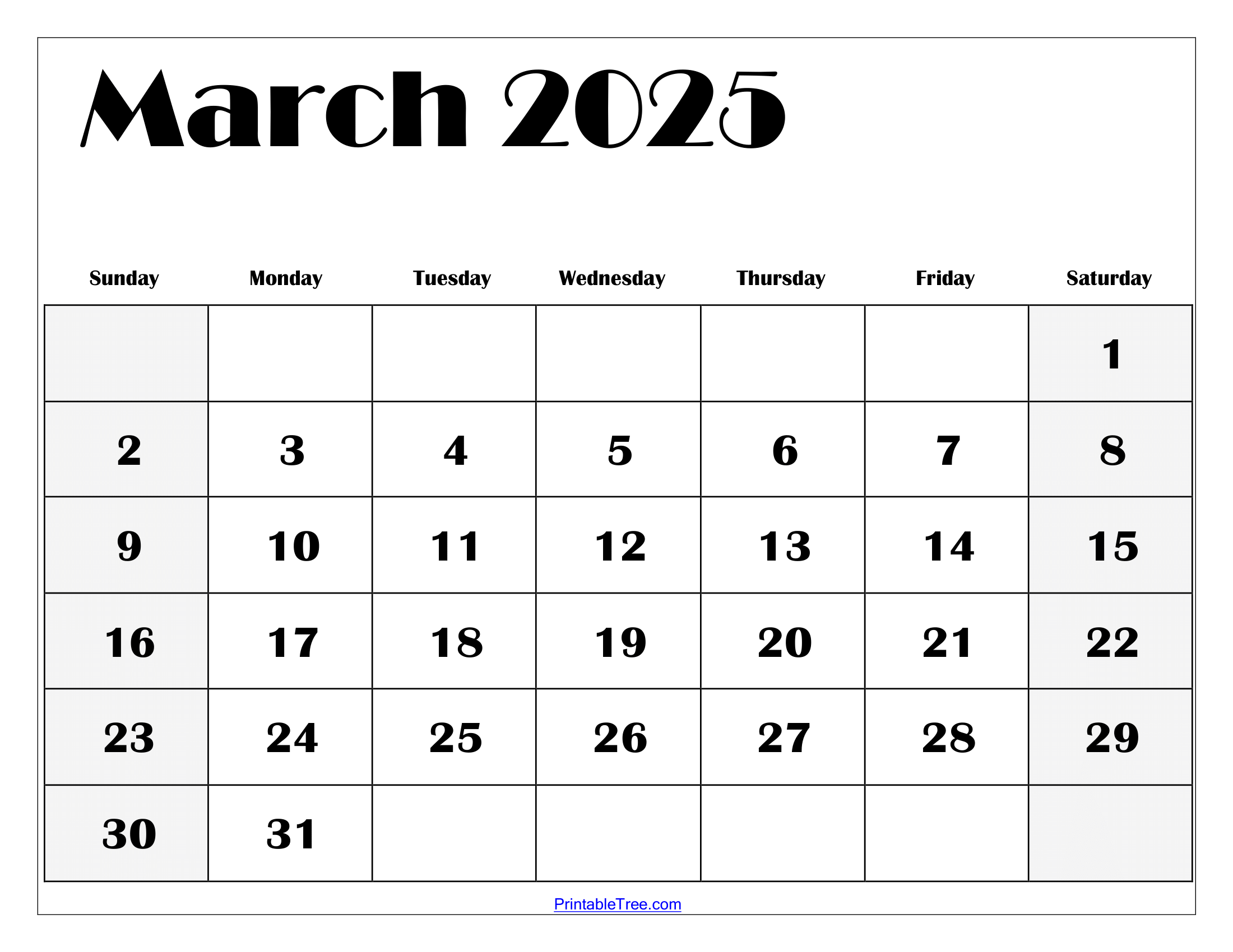Free March Calendar Printable: Plan Your Month Effortlessly