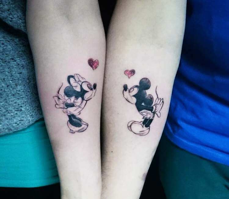 Mickey And Minnie Mouse Tattoo Designs Mickey And Minnie Mouse Tattoo Designs