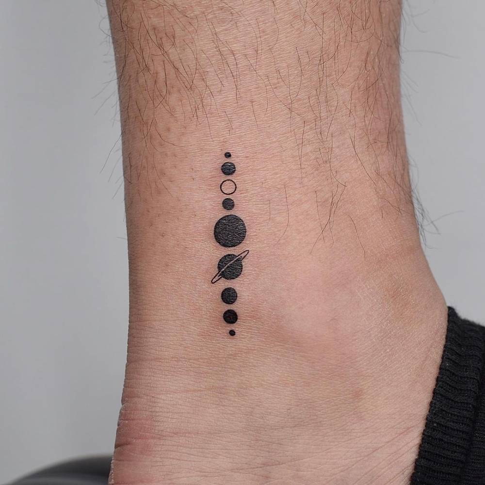Minimalist Solar System Tattoo Ideas: Simple & Celestial Designs