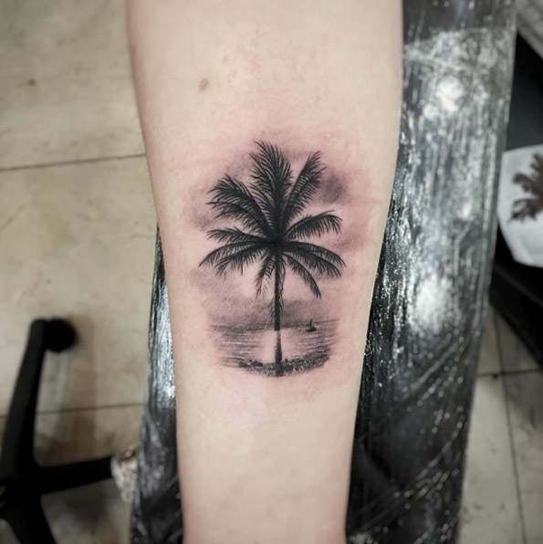 Palm Tree Tattoo Designs Palm Tree Tattoo Designs