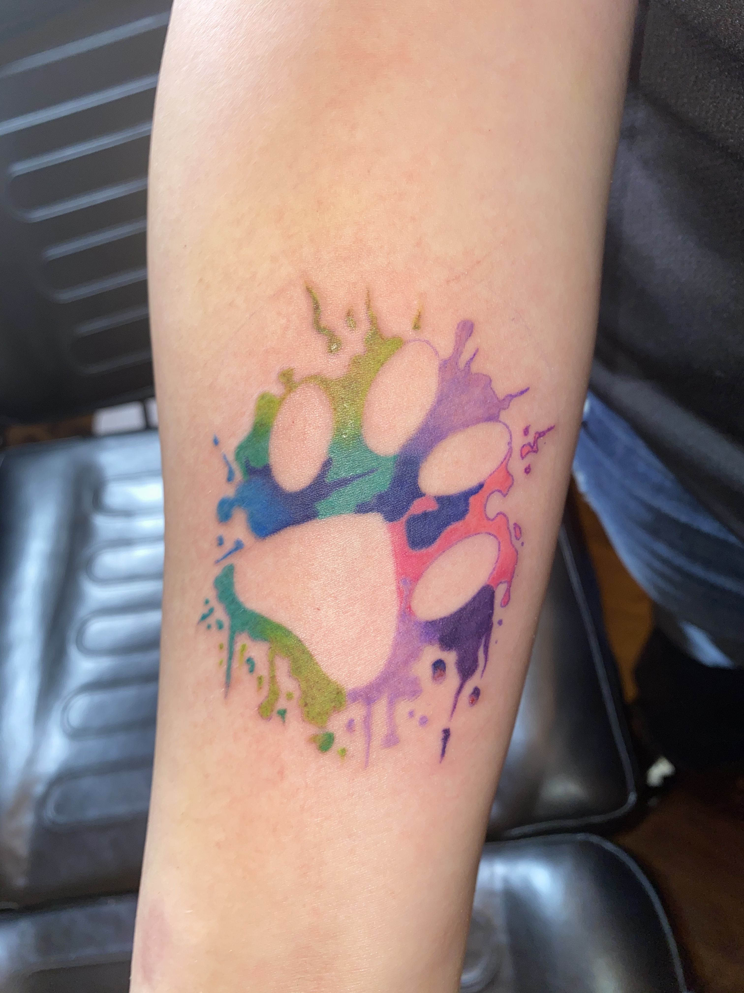 Paw Print Watercolor Tattoo: Unique & Artistic Ideas