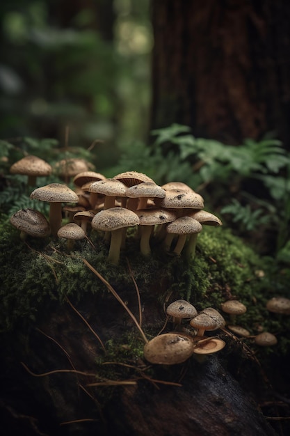 Premium Ai Image Discover The Vital Role Of Decomposers Mushrooms On Premium Ai Image Discover The Vital Role Of Decomposers Mushrooms On