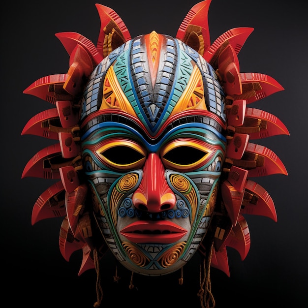 Premium Photo Intricate And Vibrant Tribal Mask Unveiling Ancient Premium Photo Intricate And Vibrant Tribal Mask Unveiling Ancient