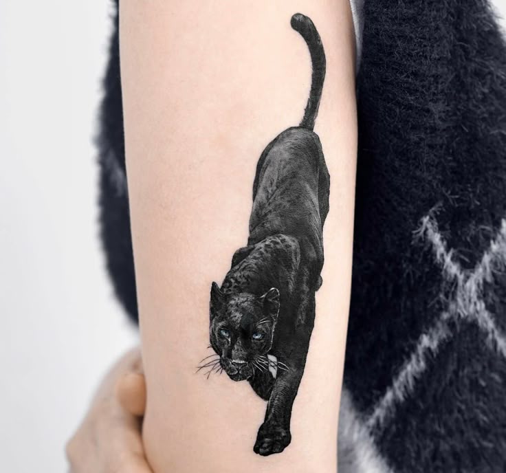 Striking Realistic Black Panther Tattoo Ideas