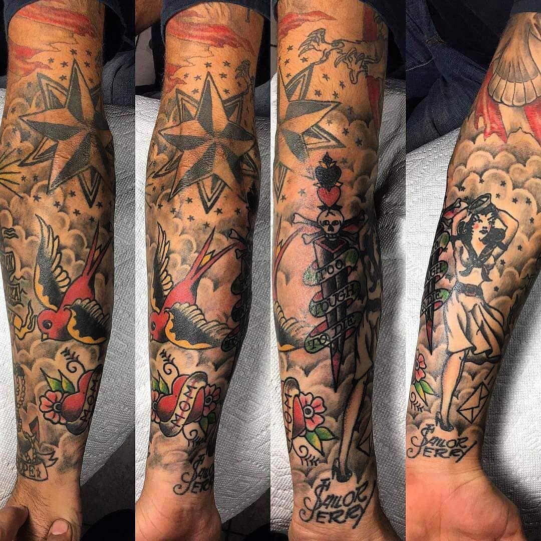 Sailor Jerry Tattoo Sleeve: Timeless Designs & Modern Appeal