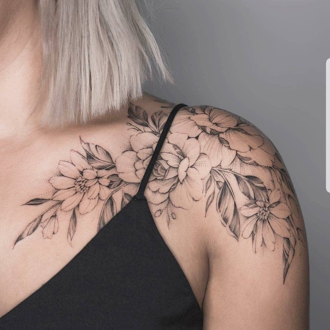 Shoulder Chest Tattoo Ideas for Women: Bold & Beautiful Designs