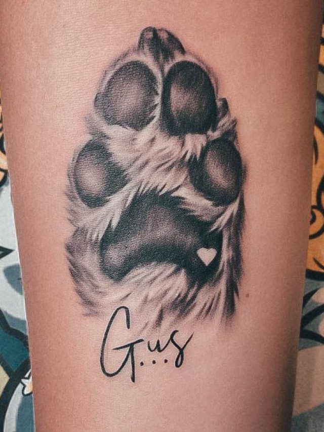 Paw Print Tattoo Ideas: Creative Designs for Pet Lovers