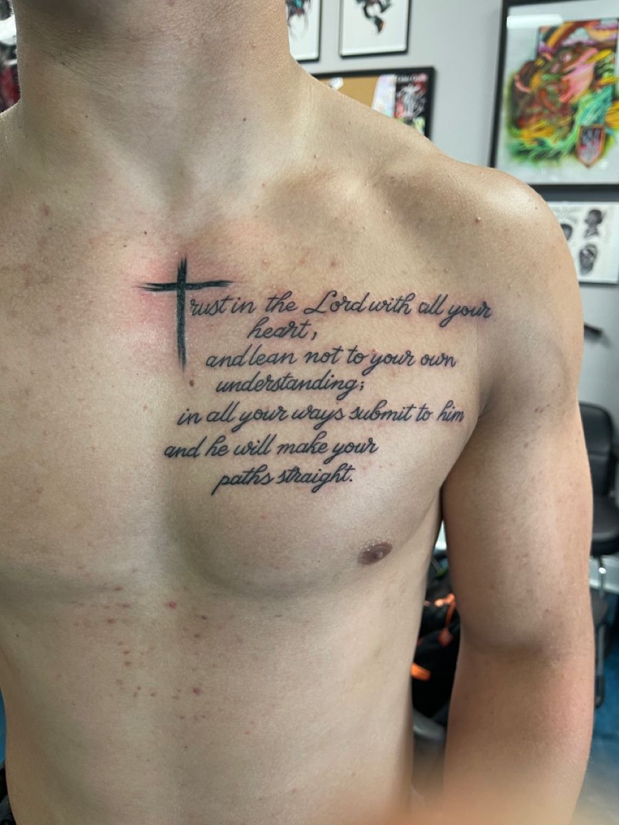 Trust in God: Tattoo Proverbs 3:5-6 Inspiration