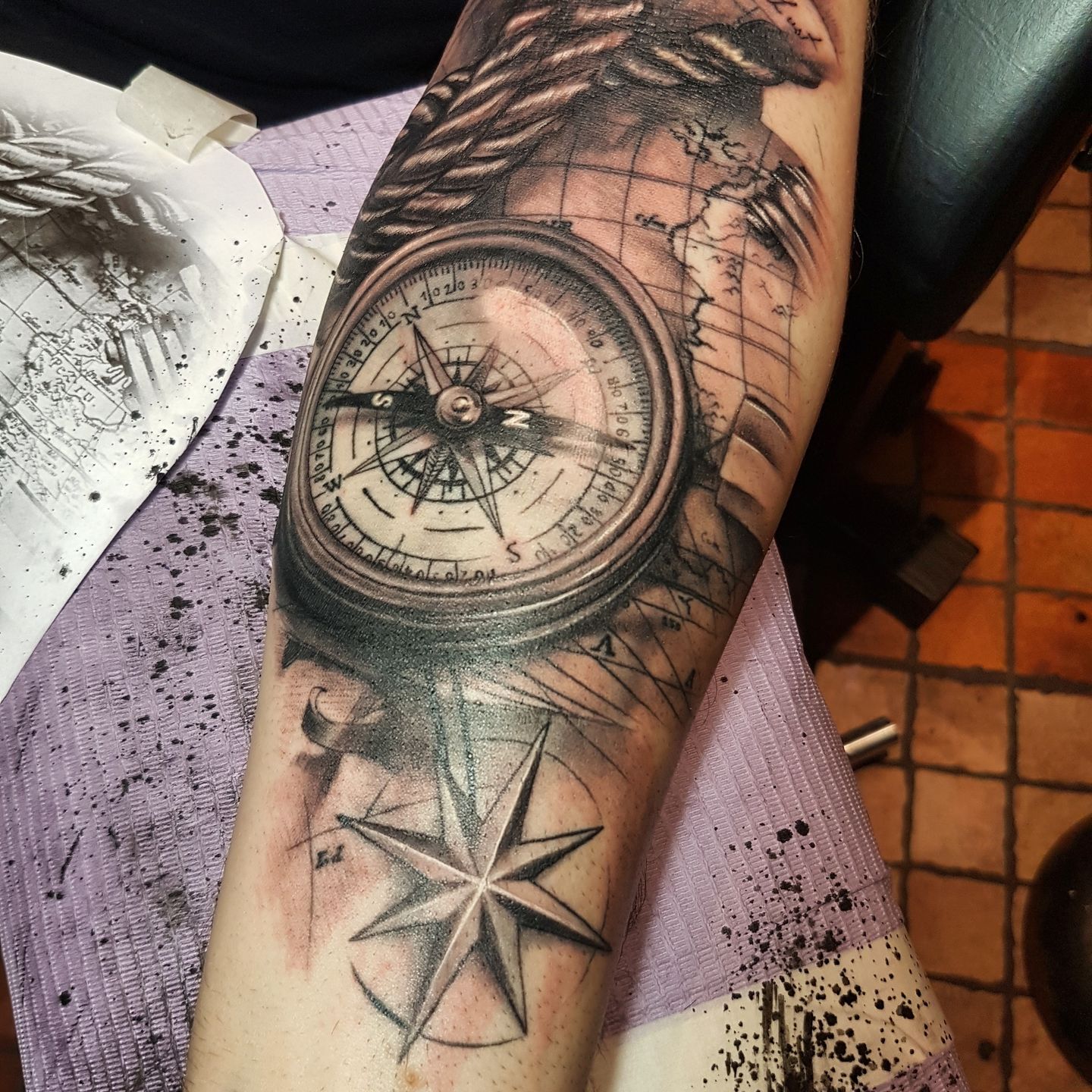 Nautical Compass Tattoos: Meaning & Design Ideas
