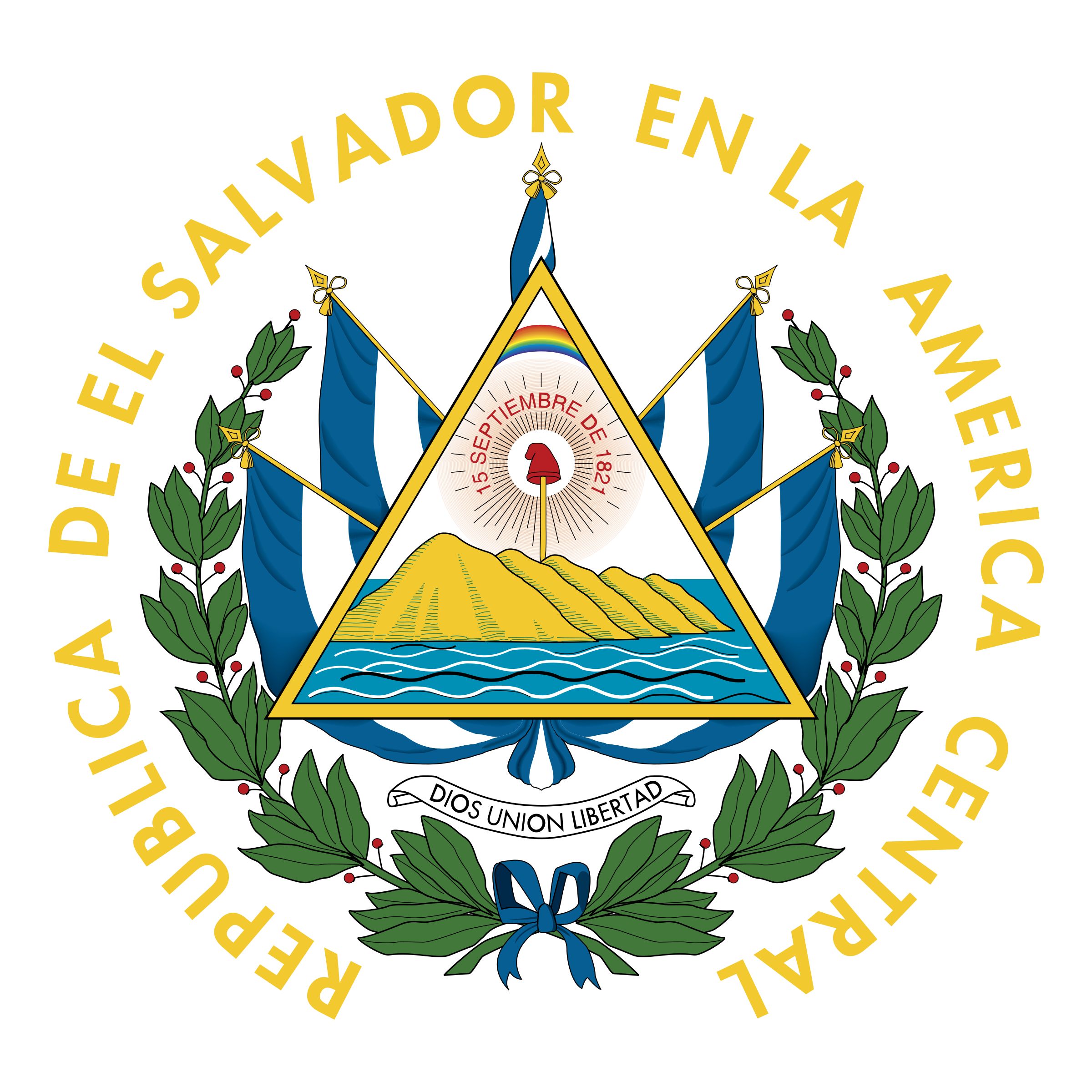 Thigh El Salvador Logo Tattoo Thigh El Salvador Logo Tattoo